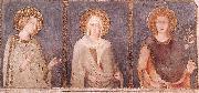 Simone Martini St Elisabeth, St Margaret and Henry of Hungary oil on canvas